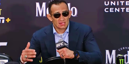 Tony Ferguson speaks directly to Conor McGregor after UFC 238 victory