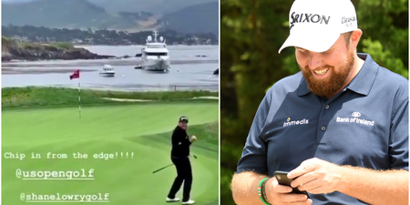 Fans gets best Pebble Beach footage of gorgeous Shane Lowry shot