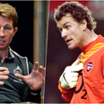 “Jens Lehmann and myself got into it a little. He caught me with an elbow and split me”