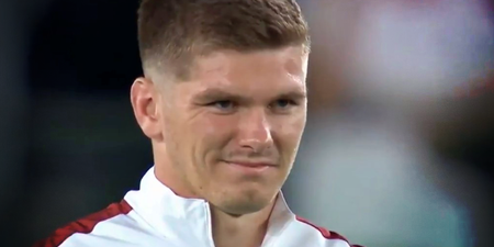 Owen Farrell explains why England lined up in a ‘V’ against the Haka