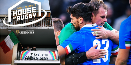 Baz & Andrew’s House of Rugby – Latest from locked-down Italy