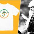 Commemorative Jack Charlton t-shirts raising money for those living with dementia