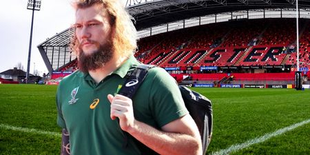“I can’t wait to get back out on the field, wearing the red of Munster” – RG Snyman