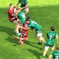 Abraham Papali’i shown straight red card for crunching tackle on Conor Murray