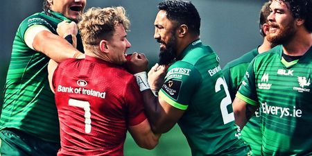 Bundee Aki goes down kicking and screaming as Munster march on