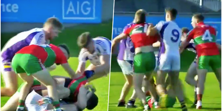 All hell breaks loose at Parnell Park as two sent off in late brawl