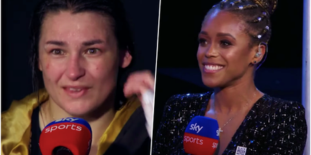 Sky Sports pundit calls out Katie Taylor during live broadcast