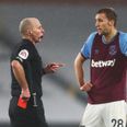 Death threats sent to referee Mike Dean and his family after Soucek red card
