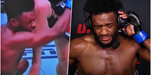 “I’m sorry” – New bantamweight champ in tears as UFC history is made