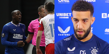Rangers’ Connor Goldson gives heartbreaking interview after teammate’s abuse