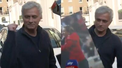 Jose Mourinho is the picture of happiness and health after Spurs sacking
