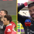 Alisson gives moving post-match interview after scoring late winner for Liverpool