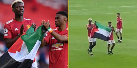 Solskjaer gives definitive response to question on Pogba and Diallo carrying Palestine flag