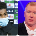 Marcus Rashford comes out fighting but Paul Scholes isn’t buying it