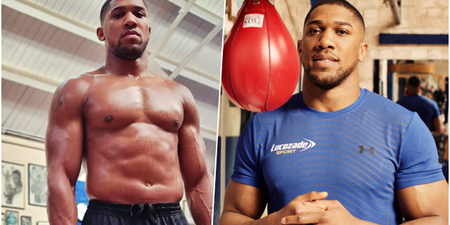 Anthony Joshua’s lockdown work-out routine seems weirdly achievable