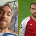 Christian Eriksen in good spirits and thanks fans for support