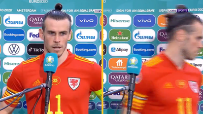 Gareth Bale storms out of interview after being asked if he’s played his last Wales game