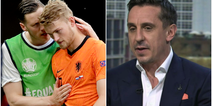 Gary Neville does not spare Matthijs De Ligt after Dutch crash out