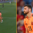 Spain concede utterly bizarre own goal after calamity from Unai Simon