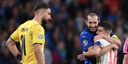 Donnarumma was the only one who knew what was actually going on between Alba and Chiellini