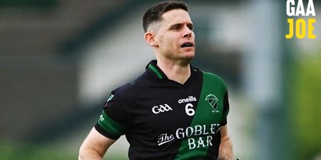 39 years old and out at centre back, Stephen Cluxton looks fit as a fiddle
