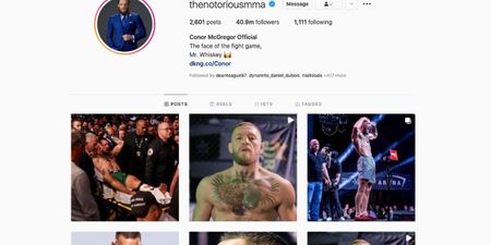 Conor McGregor posts first Instagram since last night’s defeat