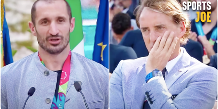 Giorgio Chiellini almost brought Rome to tears with the most beautiful homecoming speech
