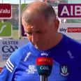 Séamus McEnaney gives emotional interview after Monaghan beat Armagh in championship thriller