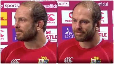 Emotional Alun Wyn Jones can’t get the words out after Lions heartache