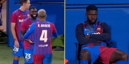 Umtiti skips trophy celebrations after being booed by Barcelona fans
