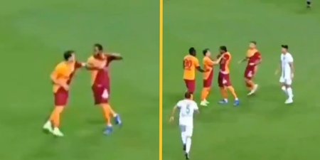 Galatasaray player goes full Lee Bowyer…never go full Lee Bowyer