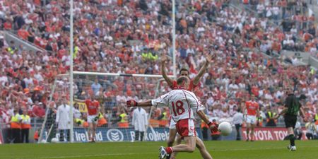 16 years ago today Peter Canavan kicked one of the most pressurised kicks in GAA history