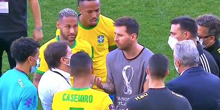 Wild scenes in Brazil as health authorities stop game and try to deport four Argentina stars