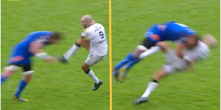 The most Stone Age tackle you’ve ever seen gets South African lock straight red card