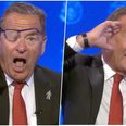 Jeff Stelling loses it during Soccer Saturday after Brighton was denied a blatant penalty