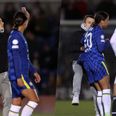 Chelsea player drops pitch invader with shoulder charge during Juventus match