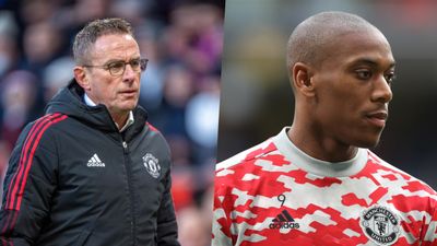 Ralf Rangnick responds after Anthony Martial’s agent claimed the striker wants to leave