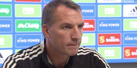 Brendan Rodgers says the Premier League refused to postpone Leicester v Spurs