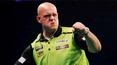 Michael Van Gerwen reacts after Covid withdrawal from World Darts Championship