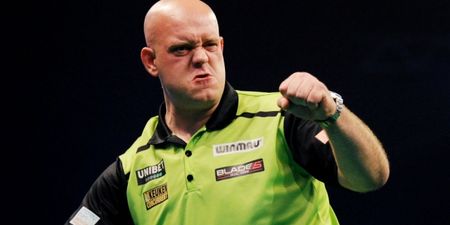 Michael Van Gerwen reacts after Covid withdrawal from World Darts Championship
