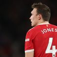 Touchline footage shows Phil Jones on verge of tears after emotional Man United return