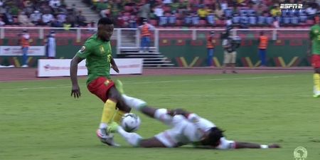 Defender avoids nailed-on red card, 38 seconds into Africa Cup of Nations opener