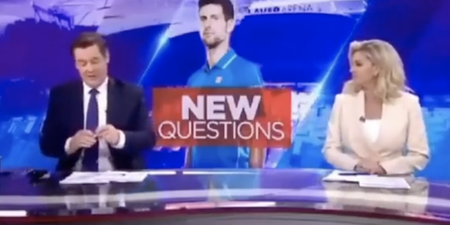 Channel 7 issues statement after anchors caught tearing into Novak Djokovic