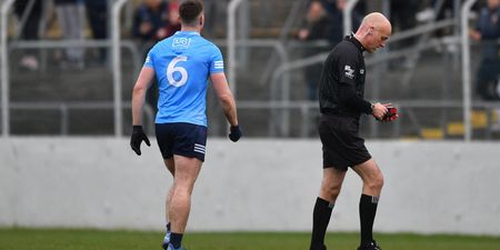 Dublin defeat lively Laois in O’Byrne Cup final, despite John Small’s controversial red card