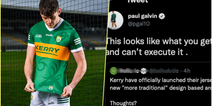 Paul Galvin is not one bit impressed with the new Kerry jersey