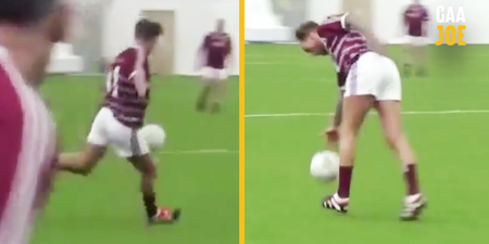 Two and a half minutes of Ciaran McDonald lighting up a chairty game like he hasn’t aged a day