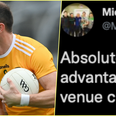 “Absolute embarrassment” – Antrim star Michael McCann vents frustration about losing home advantage on Twitter