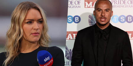 Laura Woods catches out Gabby Agbonlahor over Arsenal celebration debate