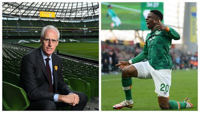 Mick McCarthy sums up what Ireland fans are saying about Chiedozie Ogbene