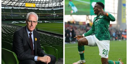 Mick McCarthy sums up what Ireland fans are saying about Chiedozie Ogbene